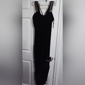 Peter Fashion Black Studded Belt